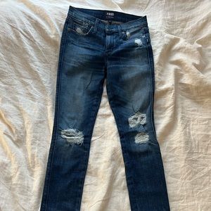 Fred Segal straight skinny mid ride jeans